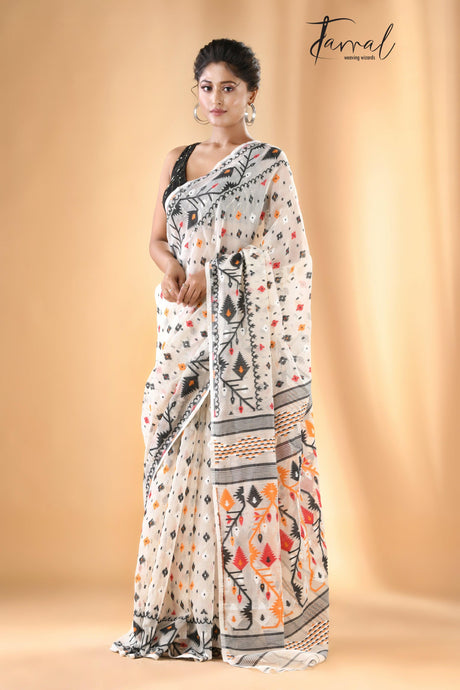 Handloom dhakai jamdani saree collection