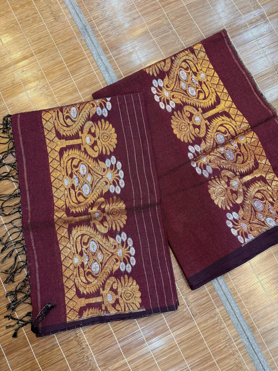 Maroon Kurti & Dupatta Set