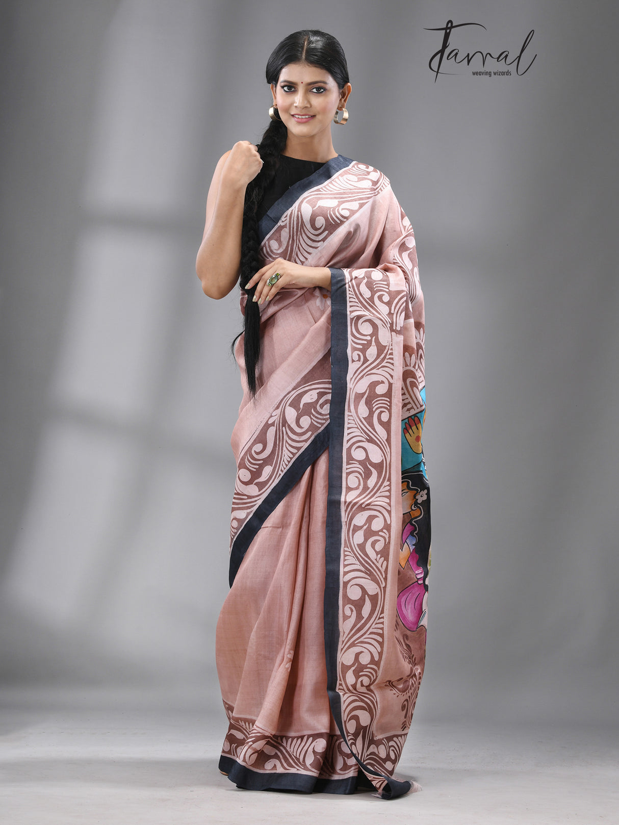 Alpona Grace Pure Silk saree - Tamal Boutique