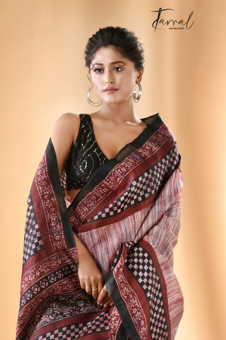 Brash palette pure silk saree