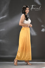 Golden Yellow Lycra Stretchable Petticoat